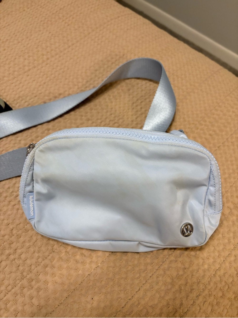 lululemon athletica Pale Blue Crossbody Belt Bag